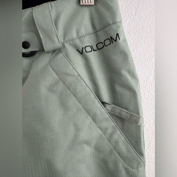 Volcom Frochickie Insulated Snowboard light green women’s Pants size XS - Picture 4 of 13